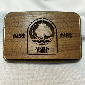 Vintage Alberta Park 1932-1982 Belt Buckle.
